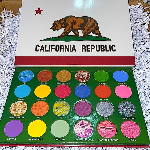 🆕🐻PEACHY QUEEN COSMETICS: CALIFORNIA LOVE Eyeshadow Palette